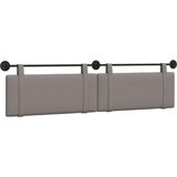  Držeće uzglavlje Zidne Sivo-smeđa 210 x 55 x 5 cm tkanina - Sivo-smeđa 200 cm bez LED svjetla | shoptok.hr