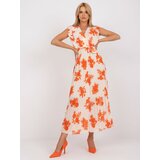 Italy Moda Dress-DHJ-SK-13166.94P-Orange | Shoptok.si