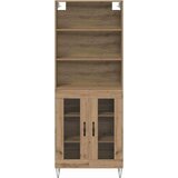  Highboard 2 kom. Umjetnički hrast 69,5 x 34 x 180 cm | shoptok.hr