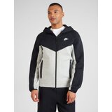 Nike Jopa na zadrgo 'TCH FLC' temno siva / črna / bela | Shoptok.si