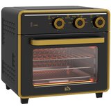 Nesta Mini pečica 20 L, črna, 1400 W, 90–230 °C, 1-urni časovnik, 3 položaji vstavljanja, železen pekač, 36×37,7×34,5 cm, namizna pečica, (5000493723) | Shoptok.si