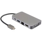 E-green Adapter konverter USB Tip C 3.1 - HDMI/VGA/2xUSB 3.0/RJ45/Tip C | ePonuda.com