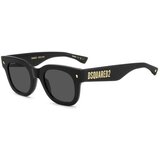 Dsquared2 D20180/S 807/IR ONE SIZE (48) Črna/Siva Cene