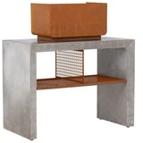 Venture Home modul vanjske kuhinje s ro&amp;scaron;tiljem Velas 90 &amp;times; 120 &amp;times; 60 cm, svijetlosiva Slike