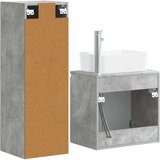  Set namještaja za kupaonicu 2 kom. Betonska siva 33 x 34.5 x 100 cm | shoptok.hr