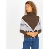 Fashion Hunters Vintage light gray women's scarf Cene