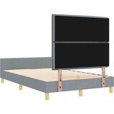  Postelja v svetlo sivi barvi, 140x200 cm, Tkanina, (22049294) | Shoptok.si