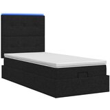  od pjene s madracem i LED-om Crna 80 x 200 cm Tkanina | shoptok.hr