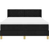  Krevet s opruga kutije s uzglavljem Crna 200 x 160 cm tkanina | shoptok.hr