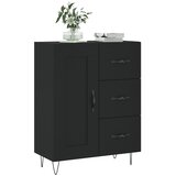  Komoda crna 69,5 x 34 x 90 cm od konstruiranog drva | Eponuda.ba
