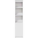 vidaXL Visoka ploča bijela 37,5x35x180 cm izrađeno drvo | shoptok.hr