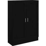 Furnova Knjižna omara črna 82,5x30,5x115 cm inženirski les, (21933633) | Shoptok.si
