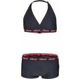 AQUOS KESTREL Sportski dvodijelni kupaći kostim za djevojčice, crna, veličina