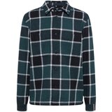 Minimum Prehodna jakna 'LAUREL' temno zelena / črna / bela | Shoptok.si