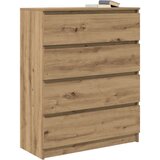 vidaXL Komoda boja hrasta artisan 80x35x99 cm konstruirano drvo | shoptok.hr