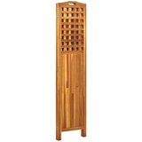 Sobna pregrada s 3 panela 121 x 2 x 170 cm masivno drvo bagrema | shoptok.hr