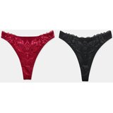 Sinsay String gaćice s čipkom 2 pack | shoptok.hr