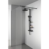 Ideal Standard Mat črna kovinska tuš garnitura 111 cm ALU+ – | Shoptok.si