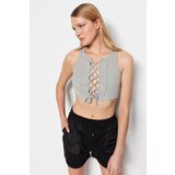 Trendyol Blouse - Gray - Slim fit | shoptok.hr