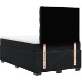  Krevet box spring s madracem crni 120 x 190 cm baršunasti | shoptok.hr