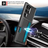 INF Zaščitna torbica za telefon Samsung z držalom za kartice - črna Model 13, (21757075) | Shoptok.si