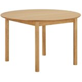 House Nordic Okrogla raztegljiva jedilna miza z dodatno ploščo v hrastovem dekorju ø 120 cm Bundaberg – | Shoptok.si