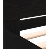  Postelja Črna Orehovina 180 x 200 cm Konstruiran les, (5000022806) | Shoptok.si
