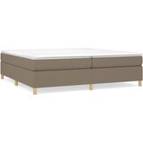 Maison Chic Posteljni okvir - Dvoposteljna postelja - Zakonska postelja brez vzmetnice taupe 200x200 cm blago-J4264, (21759435) | Shoptok.si