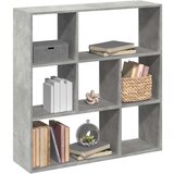 vidaXL Sobna pregrada / regal za knjige sivi 102x29x103,5 cm drveni | shoptok.hr