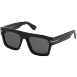 Tom Ford Fausto FT0711 01A ONE SIZE (53) Črna/Siva Cene