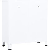  Industrijski ormarić za pohranu bijeli 90 x 40 x 100 cm čelični | shoptok.hr