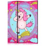 Artgeist PARAVAN 135/172/3 cm pink, svetlo modra Slike