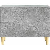  Noćni ormarić Betonska siva 62 x 34,5 x 48 cm Konstruirano drvo | shoptok.hr