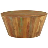 vidaXL Klubska mizica Ø65x31 cm trden predelan les | Shoptok.si