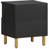  Noćni ormarić crni 40 x 33 x 46 cm konstruirano drvo | shoptok.hr