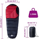  Vreća za spavanje u obliku mumije za odrasle 3-4 godišnja doba Crvena | Shoptok.si