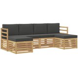  Setovi sofa 6 pcs Bijela i antracit 245 x 122,5 x 73 cm | shoptok.hr