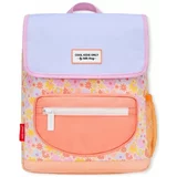 Hello Hossy Retro Flower Kid Backpack - Peach/Rose Ružičasta