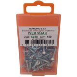  Vijak za drvo 4,0 x 20, 100 kom | shoptok.hr