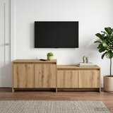  TV komoda 147 x 35 x 50 cm Hrast artisan Prerađeno drvo | shoptok.hr