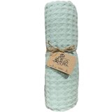 Tri Drugara waffle prekrivač 114x78cm mint