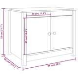  Klubska mizica 71x49x55 trdna borovina, (20713689) | Shoptok.si