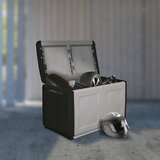  Vrtna kutija za pohranu 96 x 53 x 57 cm 230 L tamnosiva i crna Cijene