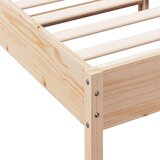  Okvir kreveta bez madraca 75 x 190 cm od masivne borovine | shoptok.hr