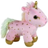 Unicorn Plush Sleeping Animal Lullaby Pink With Stars Set | Shoptok.si