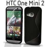  Gumijasti / gel Sline etui za HTC One Mini 2 - črni Cene