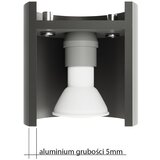 Nice Lamps Crna stropna svjetiljka s metalnim sjenilom Vulco – | shoptok.hr