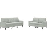  2-dijelni set sofa s jastucima svjetlosivi baršunasti | Eponuda.ba