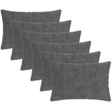  Presvlaka za jastuk 6 kom. HEERLEN Tamnosiva 40 x 60 cm - Tamnosiva 40 x 60 cm 6 | shoptok.hr