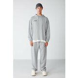 GRIMELANGE Sweatsuit - Gray - Relaxed fit Cene